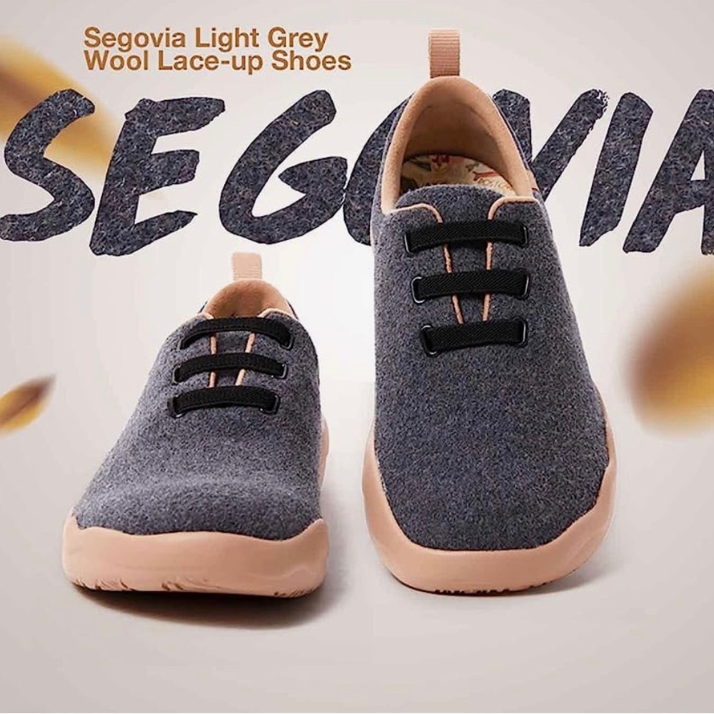 UIN Women Walking Shoes Slip On Cow Suede Casual Lightweight Comfort Fashion